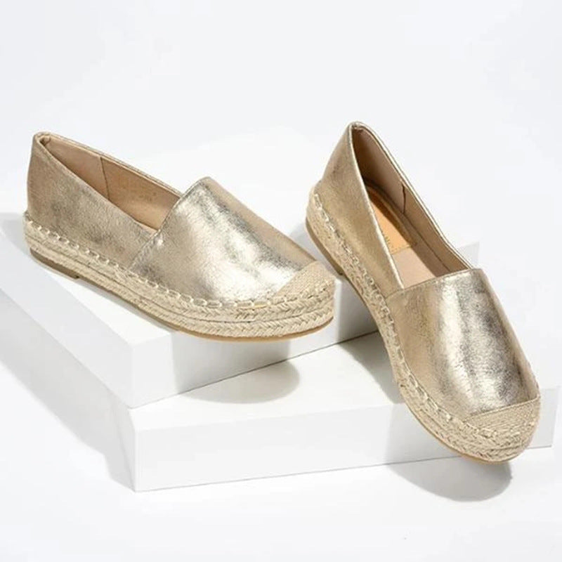Flat Straw Women's Shoes Single Shoes