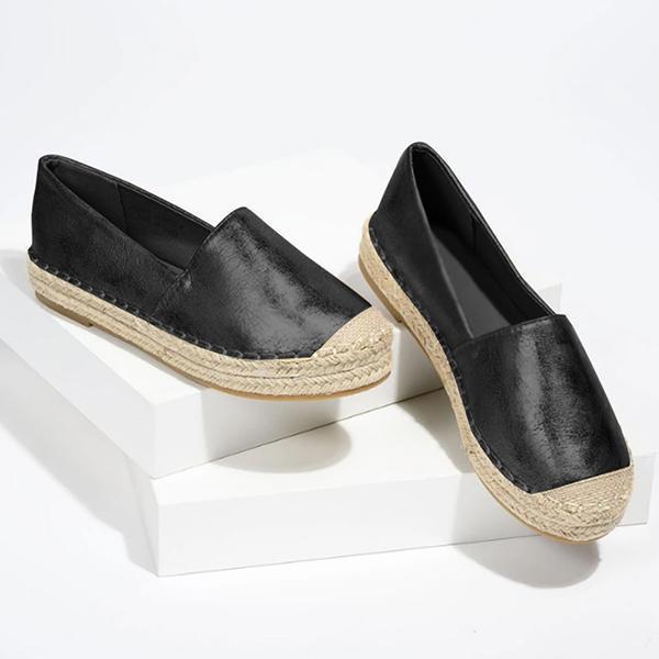 Flat Straw Women's Shoes Single Shoes